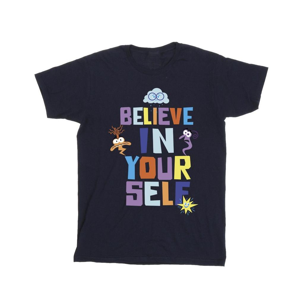 Inside Out 2 Mens Believe In Yourself Cotton T-Shirt