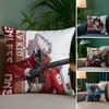 Z-Zenless Zone Z-Zero Pillow Case Plush Fabric Soft Double Sided Print Sofa Cushion Cover Throw Pillow Covers