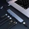 8 в 2 USB C ХАБ USB 3.0 Type C Док-станция 5 Гбит/с Высокоскоростная передача USB Разветвитель Type C на USB OTG Адаптер
