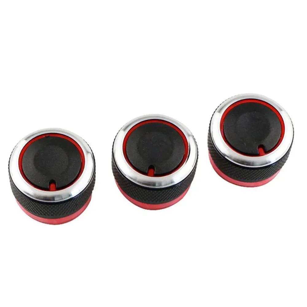 Для Peugeot 206 207 2006 - 2011 для Citroen C2 2007 - 2011 Ручка кондиционера 3 шт. Кнопка-ручка переключателя управления теплом кондиционера
