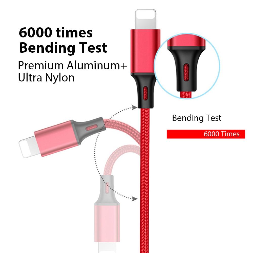 USB-кабель DUODUO 3 в 1 для iPhone 13 12 XS Max XR X 8 7, зарядное устройство, кабель Micro USB для Android, USB TypeC, кабели для мобильных телефонов