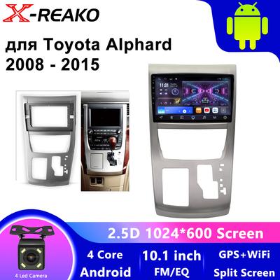 Carplay Android автомобильное радио для TOYOTA VELLFIRE ALPHARD 2008-2011 мультимедийный проигрыватель GPS-навигация сенсорный экран 10-дюймовый дисплей