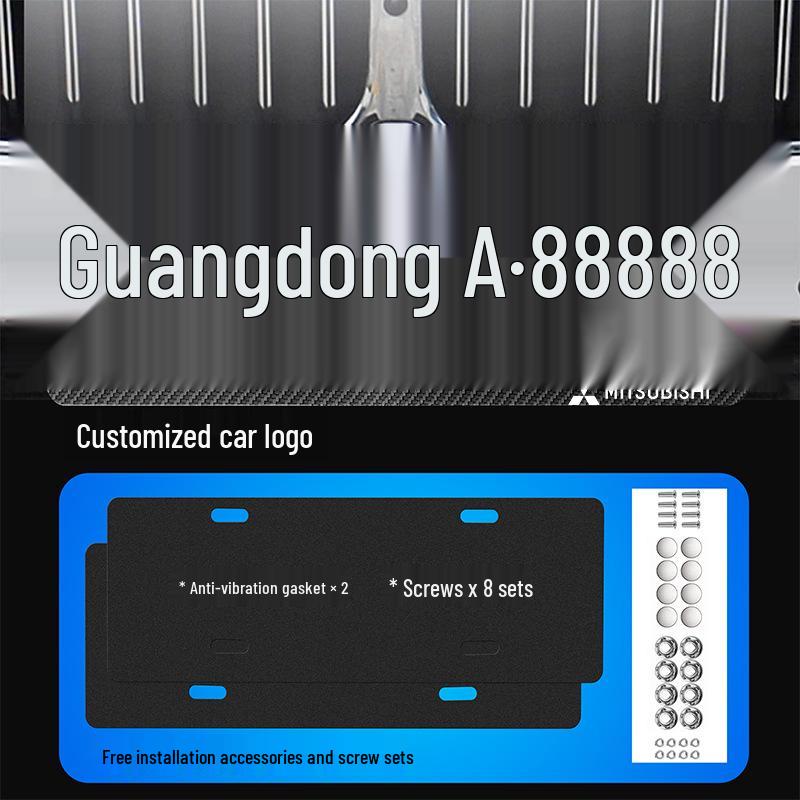 Maserati License Plate Frame for Levante & Ghibli - Complies with New Traffic Regulations