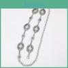 Silver Metal Waist Chain For Women With Retro Carved Buckle For Spring And Fall
