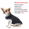 Reversible Pet Jacket Coat Warm Windproof Puppy Clothes Reflective Winter Fleece Dog Outfit For Small Medium Dogs French Bulldog