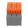 DC Power Surge Protector 3P 35mm Rail Mount Arrester Protective Device for Photovoltaic System