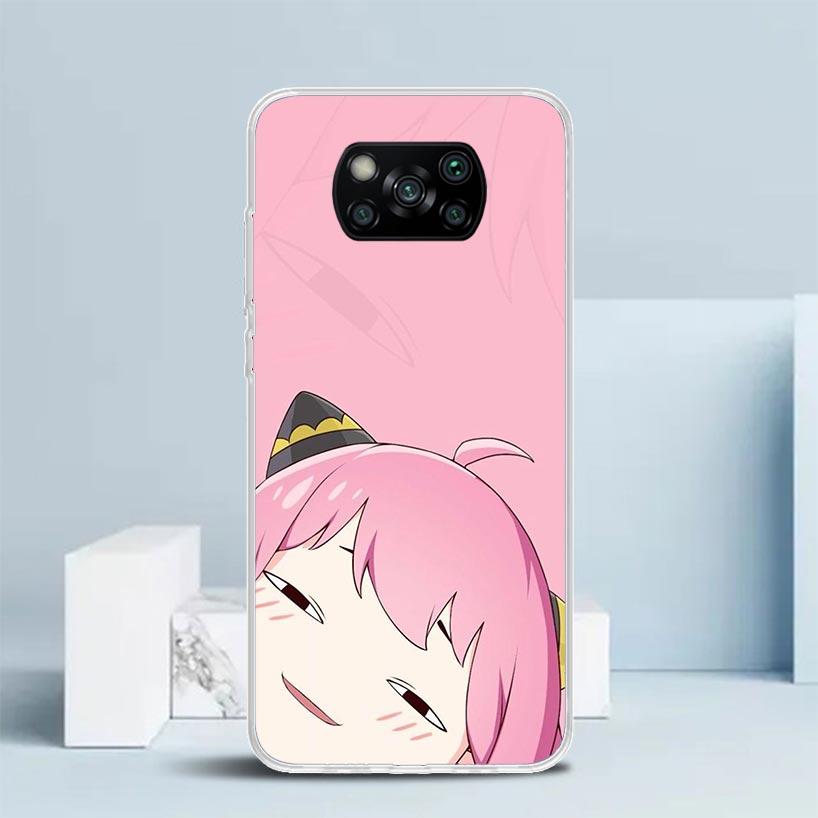 S-Spy Family Anya Soft Cover for Xiaomi Poco F7 Ultra X7 X6 X5 Pro M7 Phone Case Redmi 15 15C 13 13C 12 12C 10 10C Print Shell P