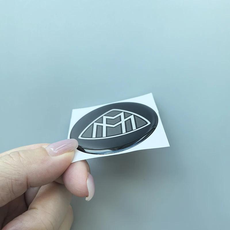 Автонаклейка 2025 Для Benz 11 мм 14 мм 20 мм 25 мм 30 мм 5 см Круглая Кристаллическая Эпоксидная Наклейка-Эмблема Автомобиля для Mercedes Benz Maybach Брелок