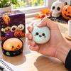 Игрушка Хэллоуинская паровая булочка 8,5 см с корзинкой для пароварки, случайный цвет, 4 шт.