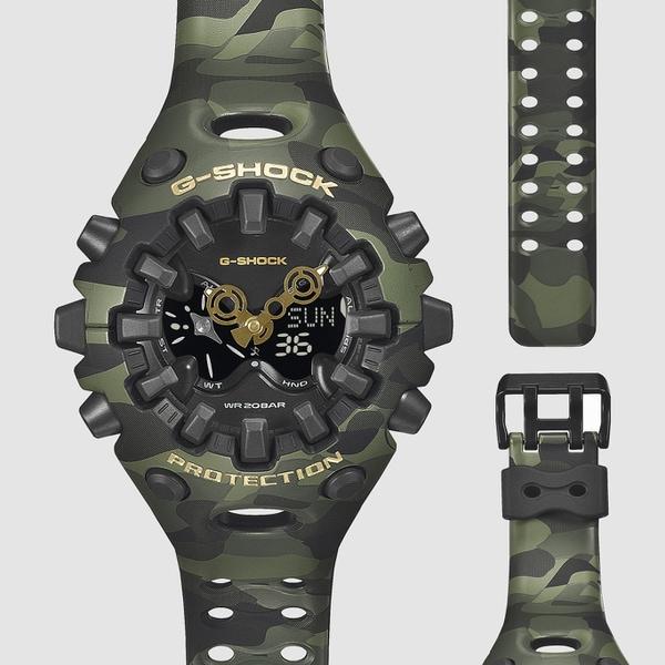Мужские наручные часы Casio G-SHOCK Серия Bold Camo GA-V01CMG-3AJF