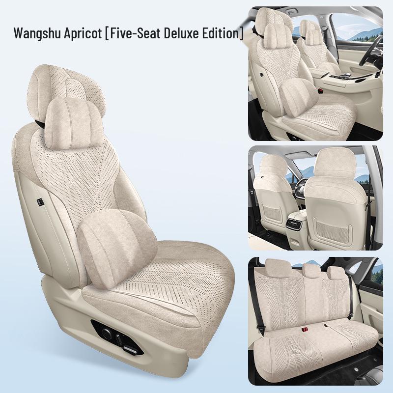 2025 Wenjie M5 All-Season Breathable Suede Seat Cushions