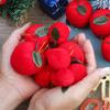 Реалистичное Привлекательное Имитация Красного Яблока Украшение Украшение для Рождественской Елки Навидад Рождественская Атмосфера Подвеска Дом Фестиваль