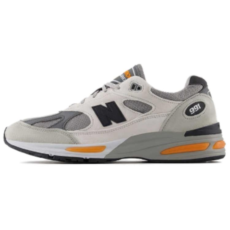 New Balance 991v2 Сделано в Англии Зимние расклешенные кроссовки унисекс Серый Пеликан Abbey-Stone U991BS2