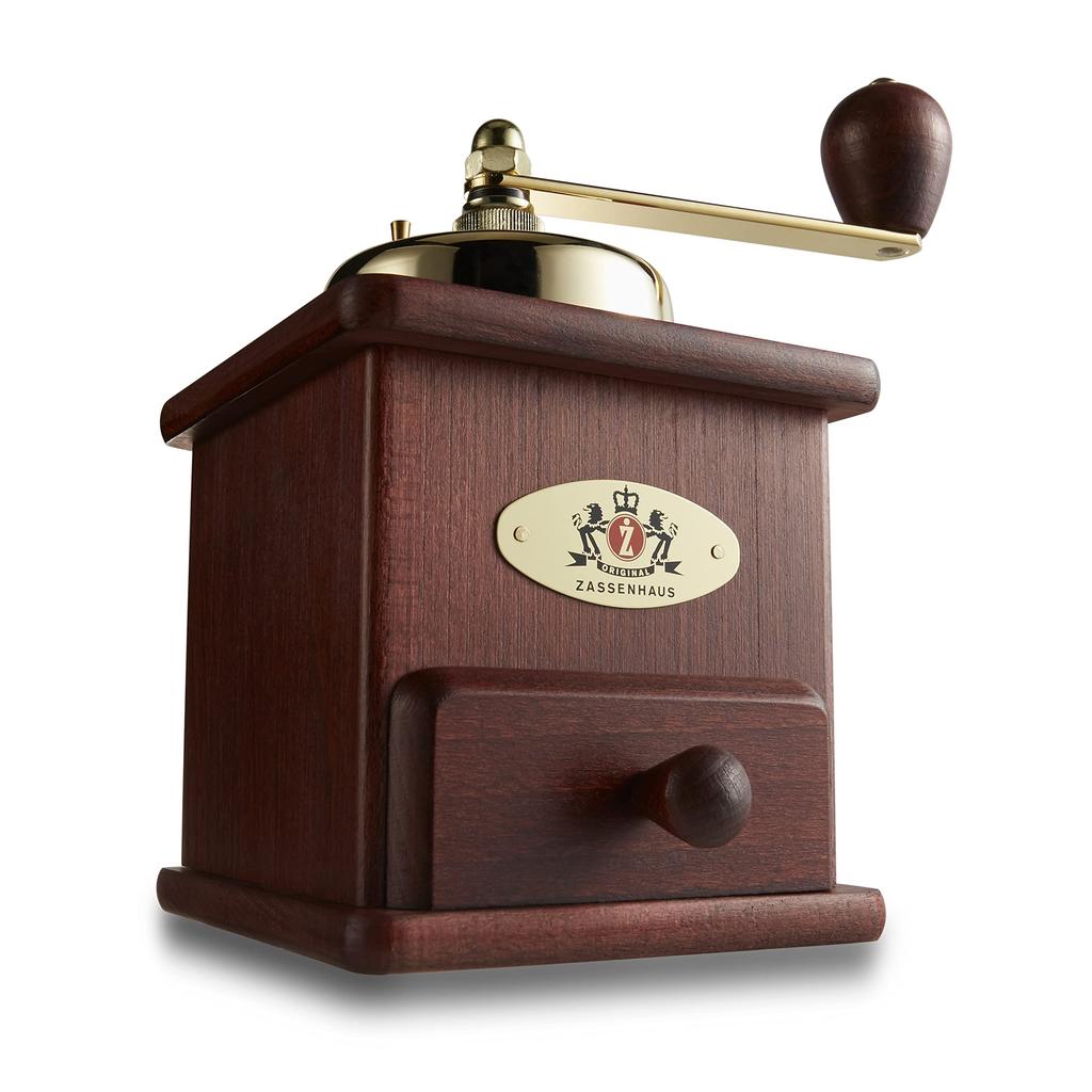 Zassenhaus Brasilia Mahogany Hand-Grinded Mill, MJ-1302, Brown