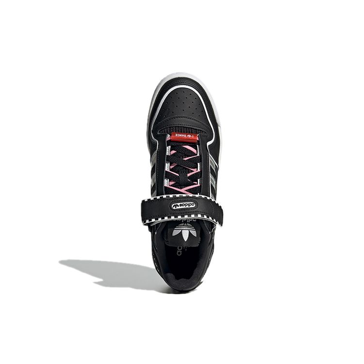 adidas Forum Plus I Love Dance — черные женские кроссовки Core-Black Cloud-White True-Pink FY5225