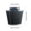 60,65,70,76,90MM Flow Cold Air Intake Filter Universal Induction Kit Car Accessories Vehicles Air Filters Sport Power Mesh Cone Air Filters 7