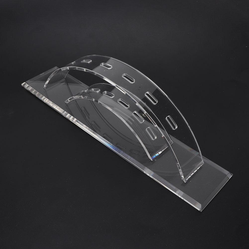 Acrylic Transparent 6 Holes False Eyelashes Grafting Tweezers Rack Display Stand Storage Rack