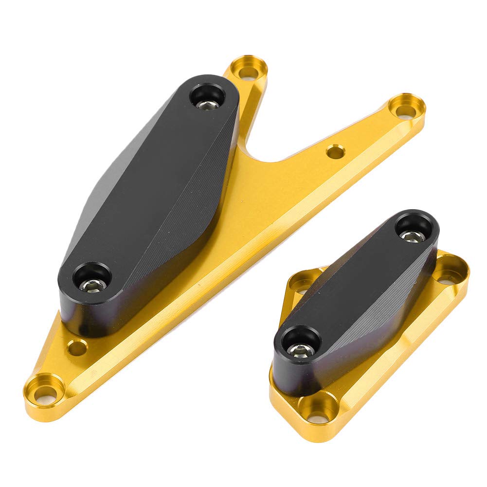 Elerose Engine Guard Case Slider, Anti-Collision Engine Crash Guard Frame Bandit GSF1250GSX1250FA Protective Slider Case (Gold)