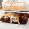 Большая кровать для собак, плюшевые мягкие кровати для домашних животных, удобные коврики для сна для собак, противоскользящие кровати для ящиков для домашних животных для больших собак