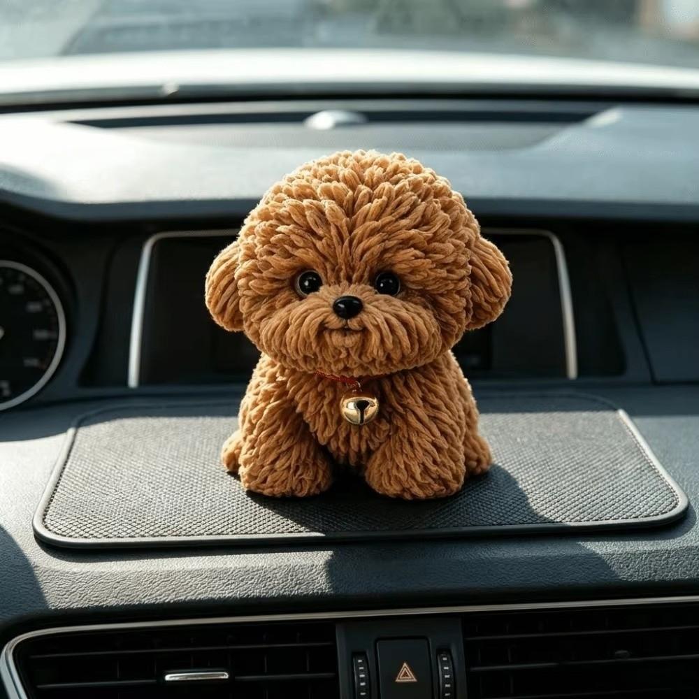 Simulation Pet Car Dashboard Decor Slow Rebound Reduce Pressure Ornament Car Auto Interior