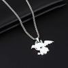 Cartoon Black White Dragon Necklace Hip Hop Style Couple Lovely Necklace Fashion Jewelry Accessories