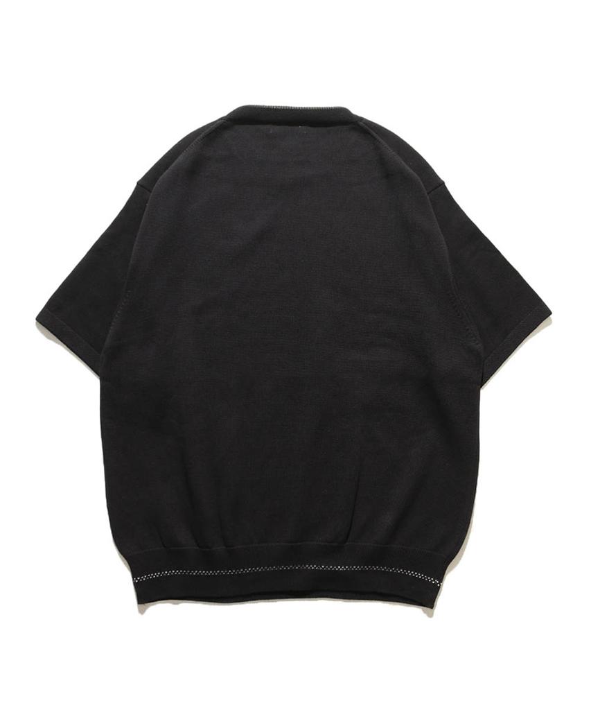 Deoneodijeu Край Короткий рукав Вязаный - Черный / Nstskt01Black