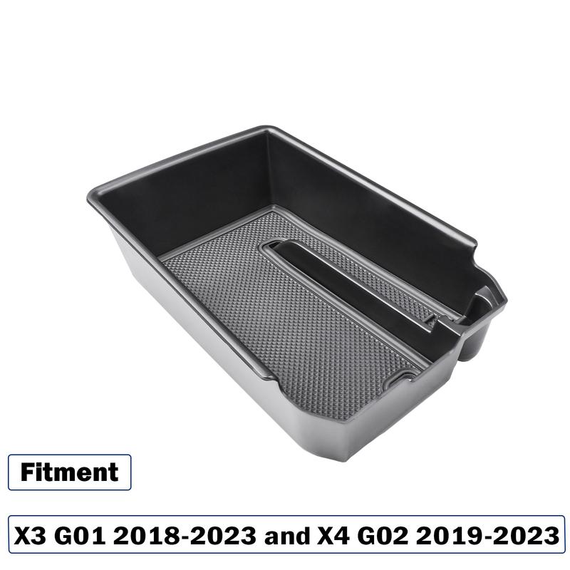 Center Console Organizer for BMW X3 G01 2018- and for BMW X4 G02 - Car Accessories Armrest Storage Box ert Tray