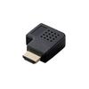 ELECOM HDMI Extension Connector L Shape [Right Direction] HDMI (Female) - HDMI (Male) Black AD-HDAAB03BK
