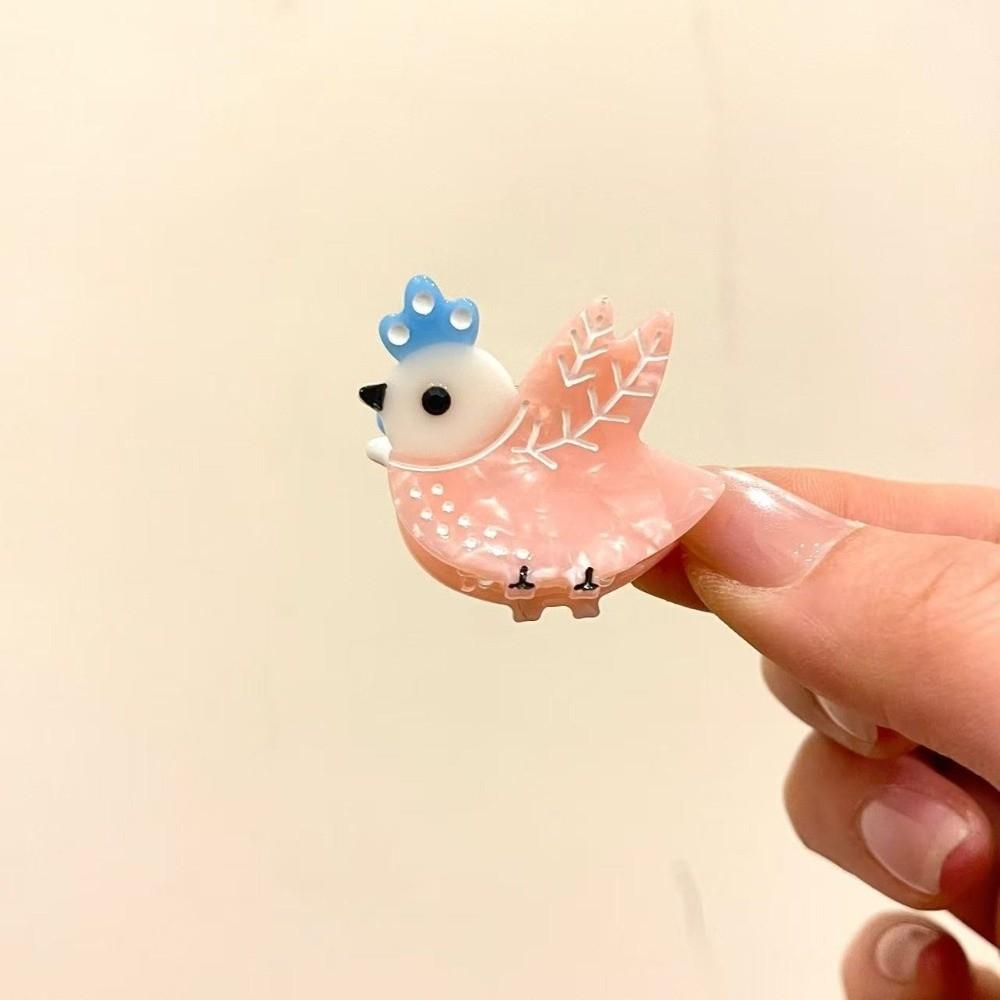 Mini Size Bird Hair Claw Acetate Women's Hairpin Cute Hair Clip