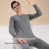 Men's Pure Cotton Thermal Underwear Set - Autumn/Winter Cold-Resistant Base Layer Top & Bottoms