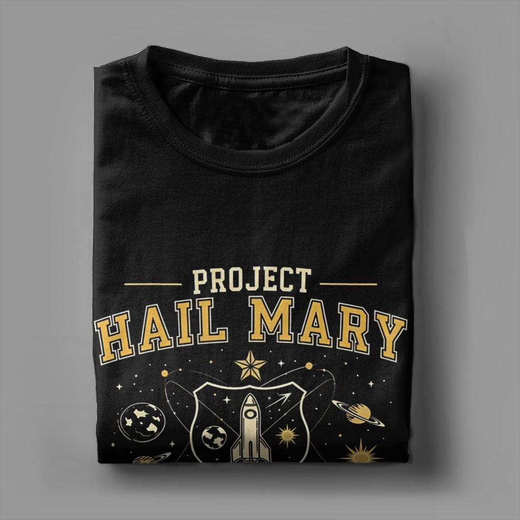 Harajuku T Shirt Project Hail Mary Sci Fi Graphic 100 Cotton TShirts  Hip Hop Tshirt for Unisexs Beach Y2K Casual Design Top Tees