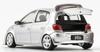 BM CREATIONS Scale Toyota 1998 Silver RHD Finished Model 1/64 Vitz/Echo 5-Door