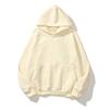 Men Hoodie with Solid Color Hood Large Front Pocket Pullover Sweatshirt Loose Fit Sports