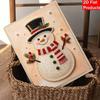 Christmas Pearl Painting Kit Handmade DIY Snowman Home Decoration Painting
