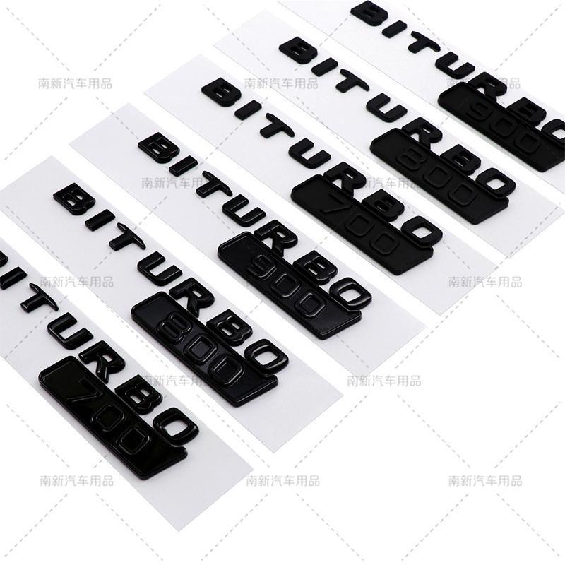 Biturbo 700 800 900 Fender Stickers Badge Rear Trunk Emblem For Benz Brabus G Class G700 G800 G900 W463 Car Styling Accessories TE8