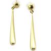 [P6389] - Designer 'Antica' Gold Earrings - 58x6 Mm