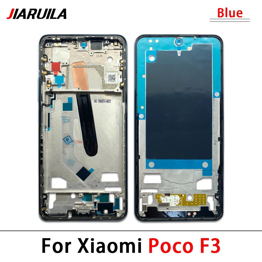НОВЫЙ Средний каркас корпуса Для Xiaomi Poco F1 F2 Pro F3 F4 F5 Pro Передняя рамка LCD Держатель крышки Средняя крышка корпуса Рамка Запчасти
