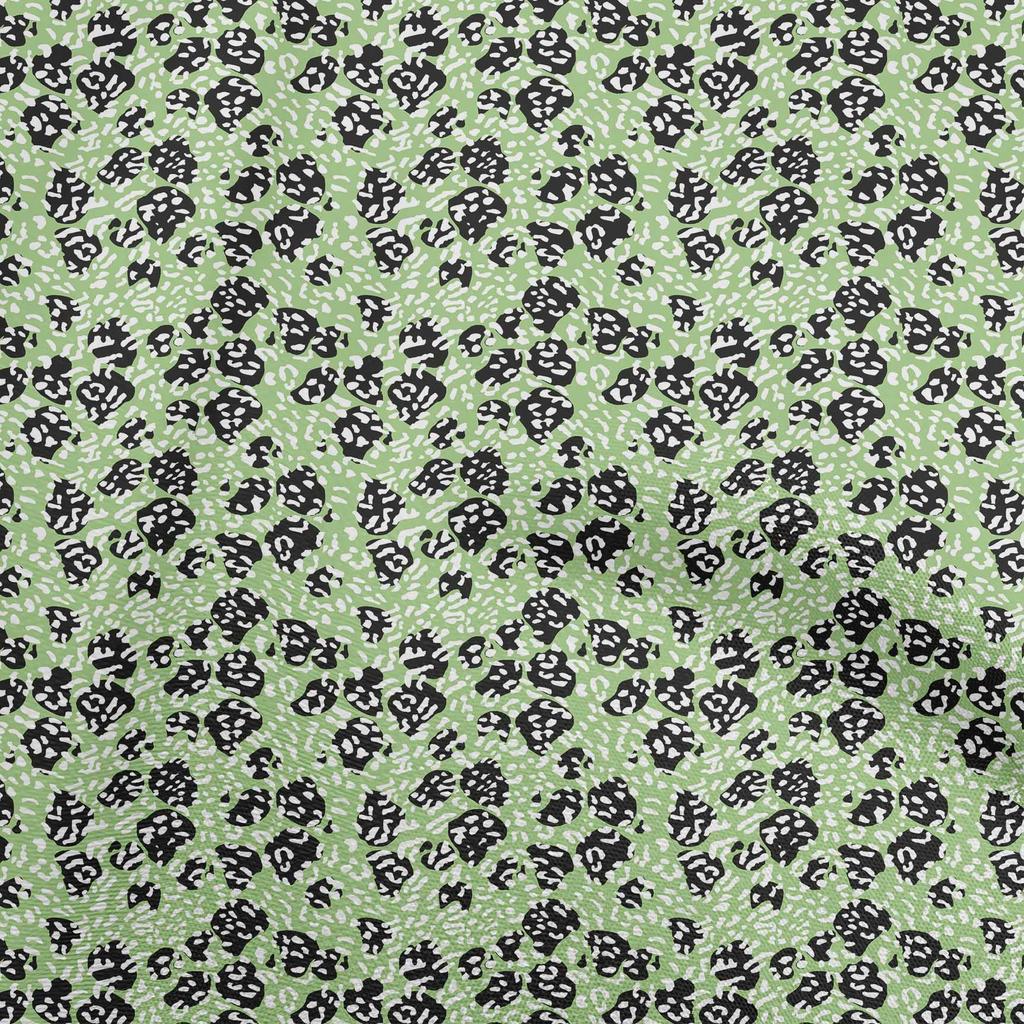 oneOone Хлопковый поплин Серая ткань Швейный материал с принтом шкуры животного Ткань на отрез 42 дюйма