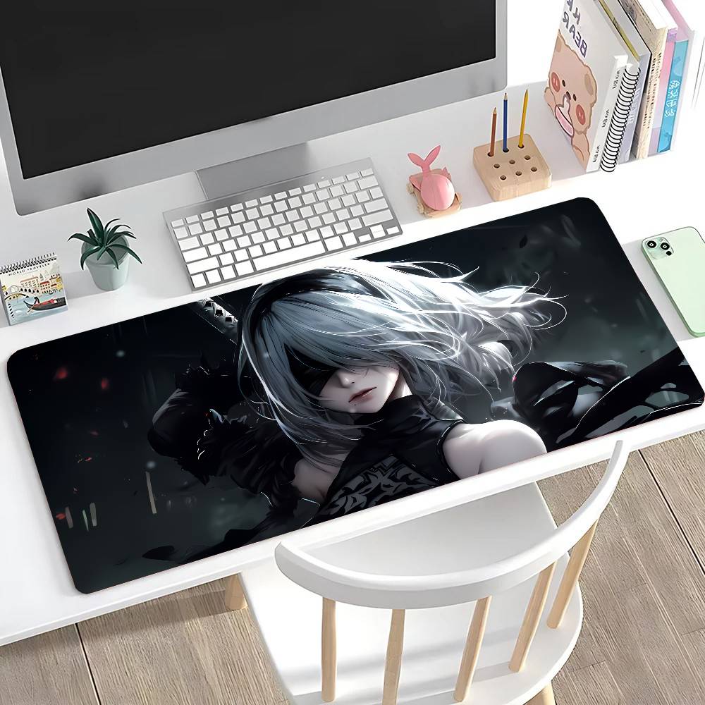 Nier Automata Аниме Игра-файтинг Коврик для мыши Коврик для стола С ковриком Игровые аксессуары Prime Gaming XXL Коврик для клавиатуры Набивка M
