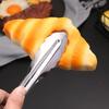 Кухонные щипцы для еды из нержавеющей стали, бытовые товары, кухонная утварь, посуда, аксессуары для барбекю, аксессуары для гриля, буфет, хлеб