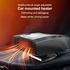Car Heater 12V/24V 180W Quick Heating Cooling Fan 180 Rotary Base Universal SUV Truck Auto Portable Space Heater Cooler Windshield Defroster Defogger