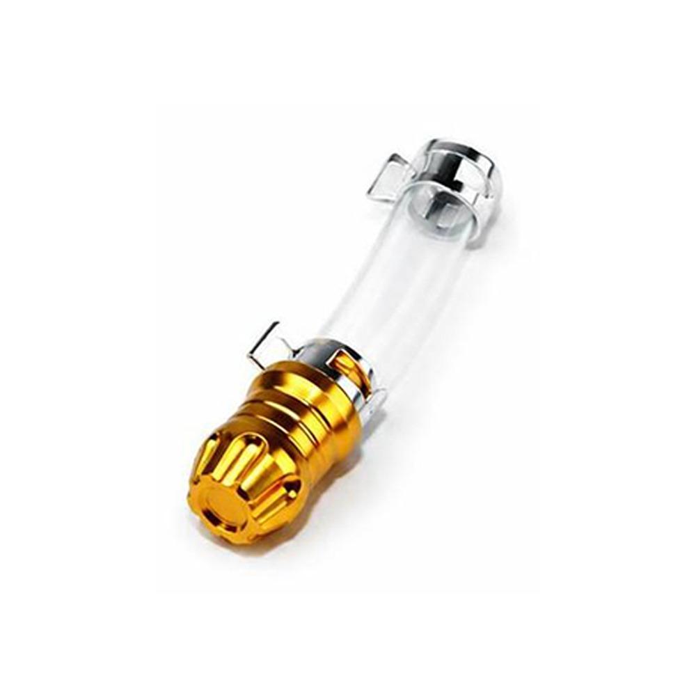 End Cap Air Filter Drain Tube CNC Aluminum Alloy Motorcycle Drain Tube Air Filter Maintenance