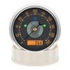 85mm Classical GPS Speedometer 160~220 Km/h 160~220MPH Odometer Adjustable with Red Yellow Light for Car Motorcycle Boat Custom
