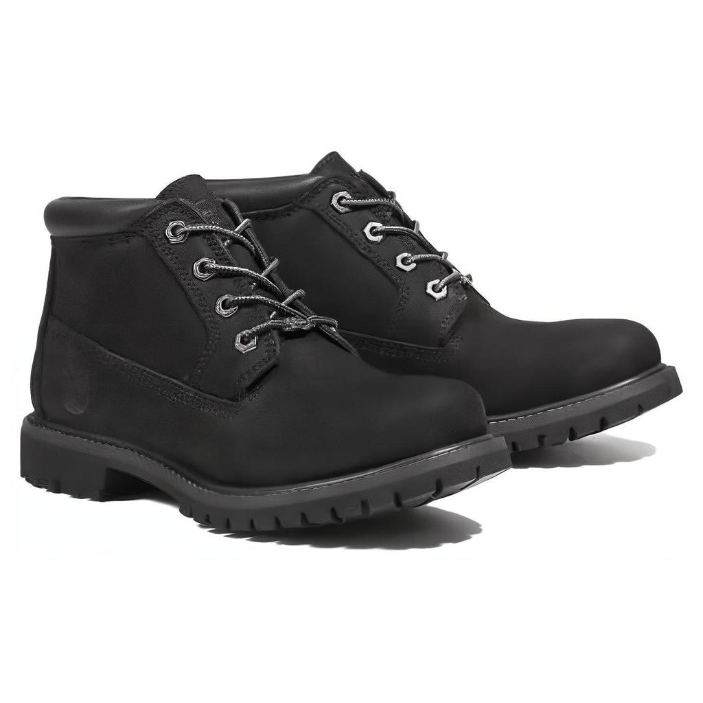 Timberland Водонепроницаемый ботинок-чукка Nellie 'Черный нубук' Женский TB023398-001