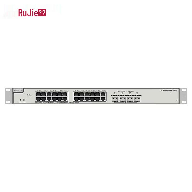 Ruijie RG-NBS3200-24GT4XS-P-E PoE Monitoring Switch