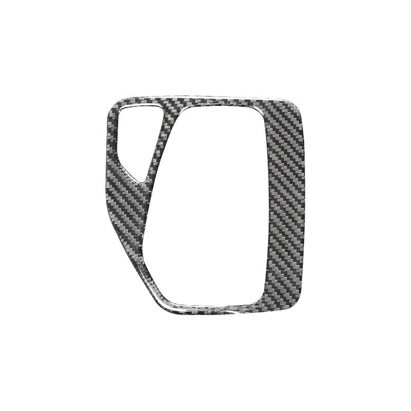 For BMW E84 X1 2011-2015 Car Gear Panel Decoration Cover Trim Sticker Auto Accessories Real Carbon Fiber