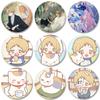 32/44/58mm Anime Natsume's Book of Friends Brooch On Backpack Handmade Round Brooches Cute Button Pins Cartoon Icon Badges for Clothes