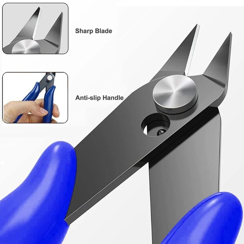 Multi-Functional 170 Pliers Side Cutting Snips for Electrical Wires Parts Steel Nipper Tool Cable Cutting Precise Trimming