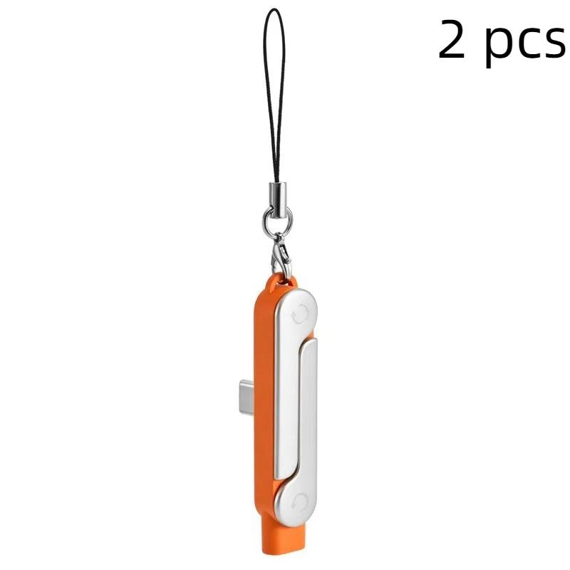 1/2/3 шт. USB Type-C Зарядный кронштейн-адаптер для телефона, многофункциональный складной конвертер, быстрый зарядный конвертер 240 В с держателем
