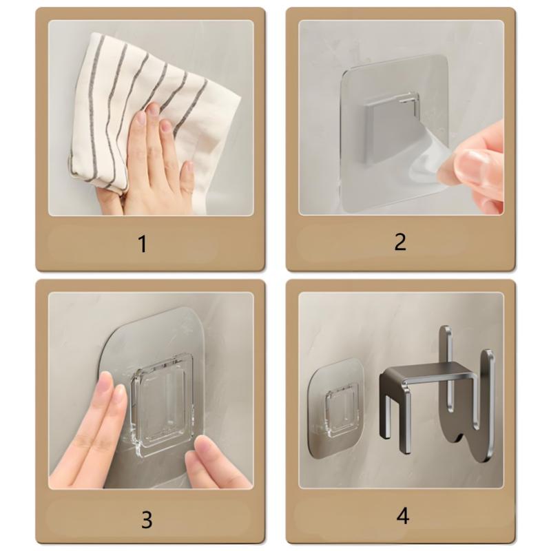 Bathroom Slippers Rack Slippers Storage Wall Mounted Shoe Storage Rack Hole-Free Storage Hook Door Slippers Rack